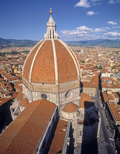 Veduta esterna della cupola da Filippo Brunelleschi